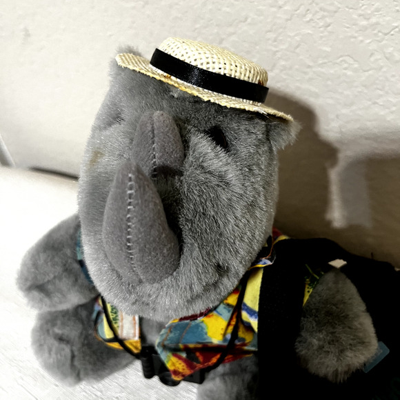 Rhinocort Aqua Nasal Spray Rhinoceros Plush 9" Tourist Advertising / Promotional - Picture 3 of 6